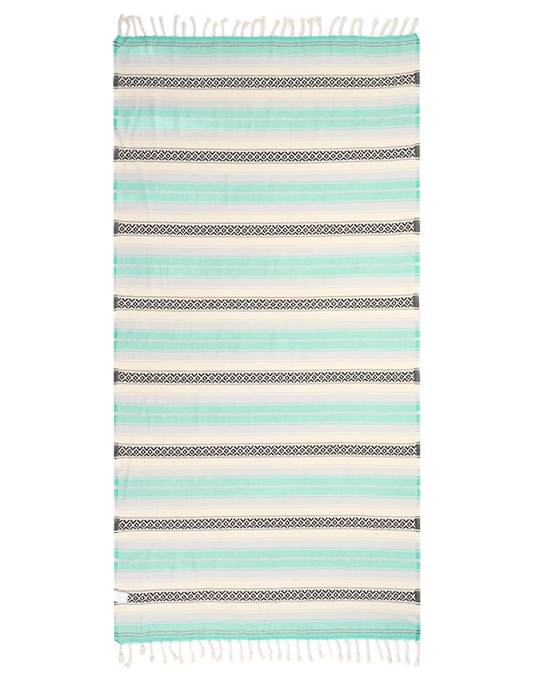 Alternative view of Seafoam Baja Beach Blanket - Most Popular Beach Blanket | Sand Cloud
