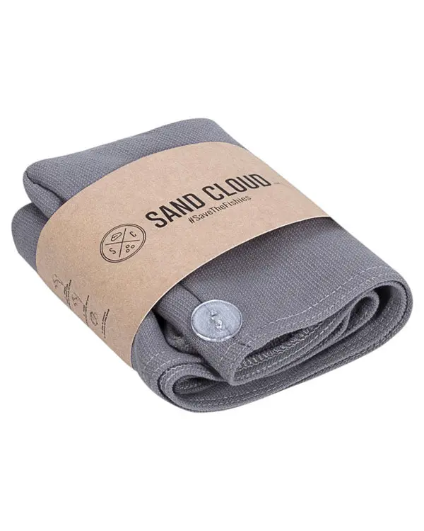 Terra Hair Towel - Grey | Sand Cloud - Image 5