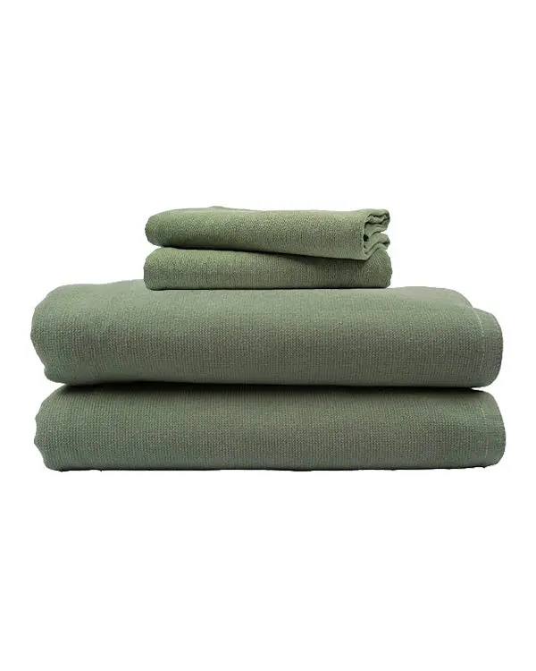 Terra Fringeless XL Bath Bundle - Hedge Green | Sand Cloud