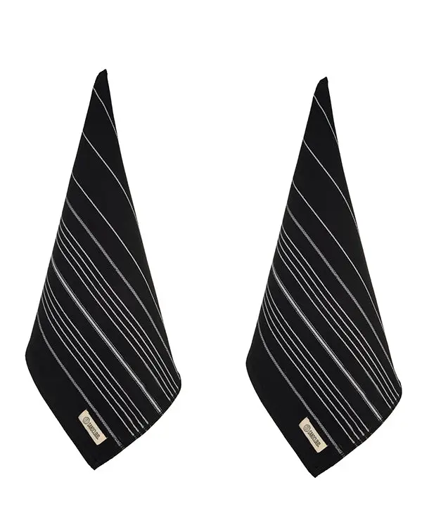 Classic Fringeless Hand Bath Bundle - 2 Pack Black | Sand Cloud - Image 4