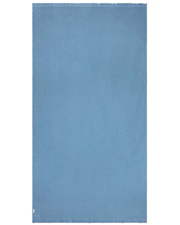 Micro Waffle XL Bath Bundle - 2 Pack -Slate Blue | Sand Cloud - Image 6