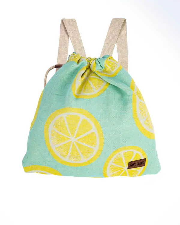 Alternative view of Lemons Towel Bag - Florida Keys | Sand Cloud
