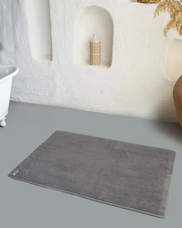 Alternative view of Willow Bath Mat - Grey | Sand Cloud