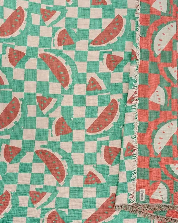 Melon Checker - PARTY BLANKET | Sand Cloud - Image 5