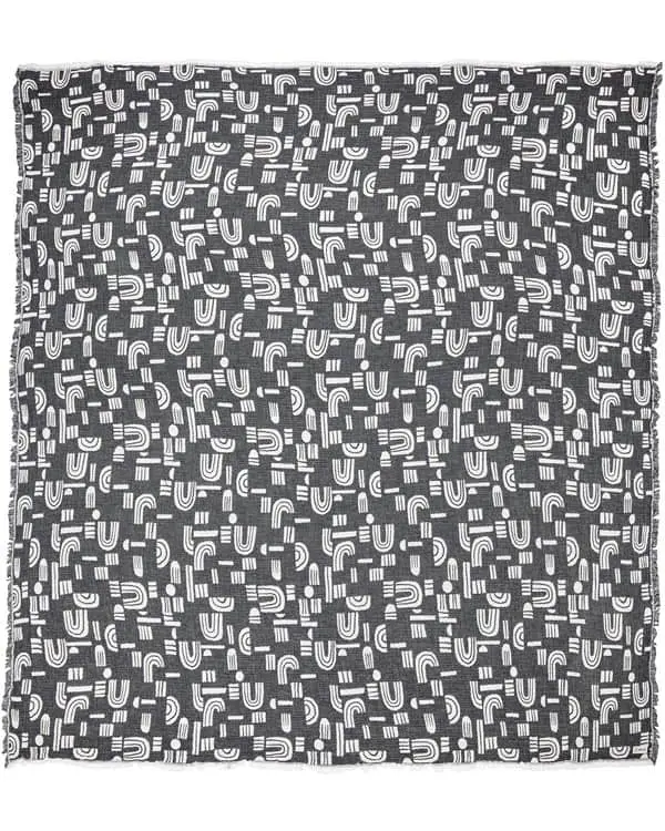 Retro Arches PARTY BLANKET Black | Sand Cloud