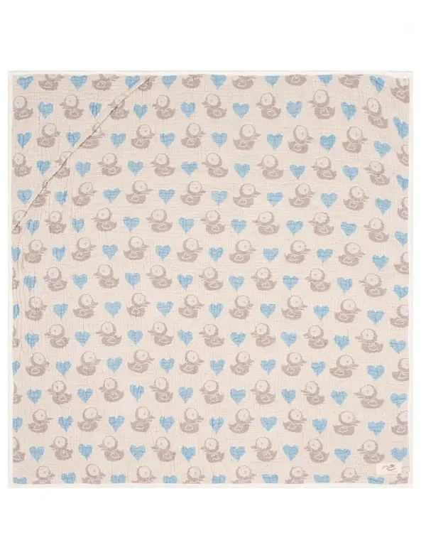 Ducky Gauze Hooded Blanket Single | Sand Cloud