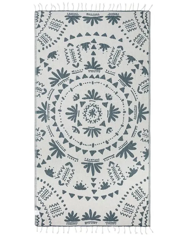 Alternative view of Boho Ocean Teal | Sand Cloud