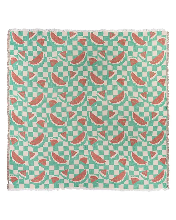 Melon Checker - PARTY BLANKET | Sand Cloud