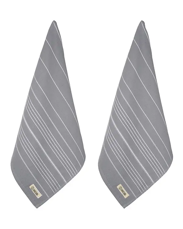 Classic Fringeless Hand Bath Bundle 2 Pack - Grey | Sand Cloud - Image 4