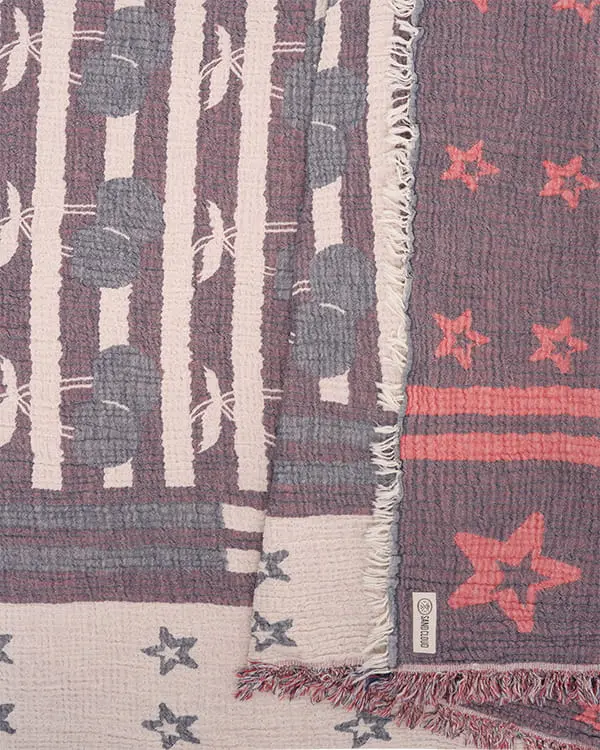 Cherry Stars & Stripes PARTY BLANKET | Sand Cloud - Image 5