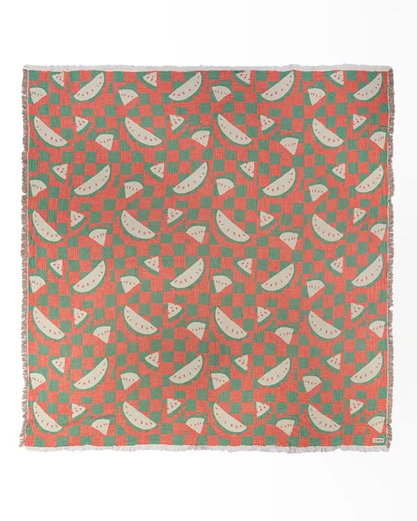 Melon Checker - PARTY BLANKET | Sand Cloud - Image 3
