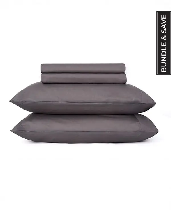 Luxe Sateen Sheet Set Steel Grey | Sand Cloud
