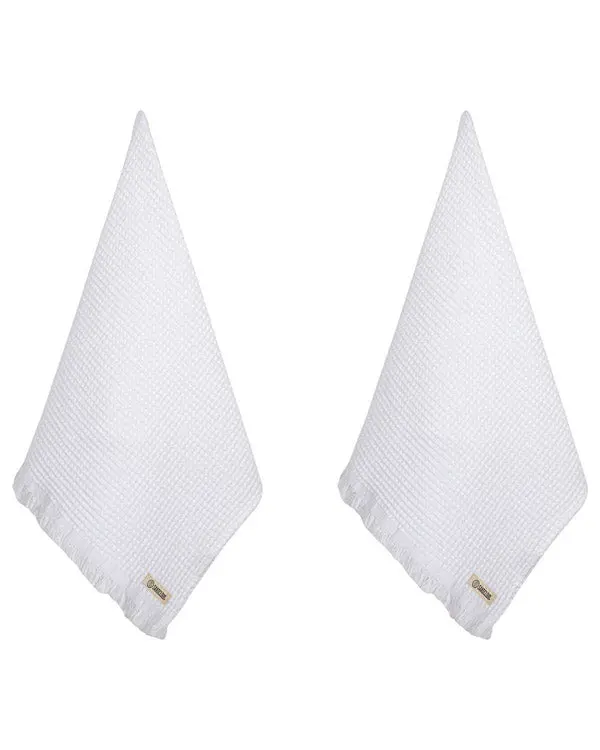 Micro Waffle Hand Bath Bundle - 2 Pack - White | Sand Cloud - Image 4