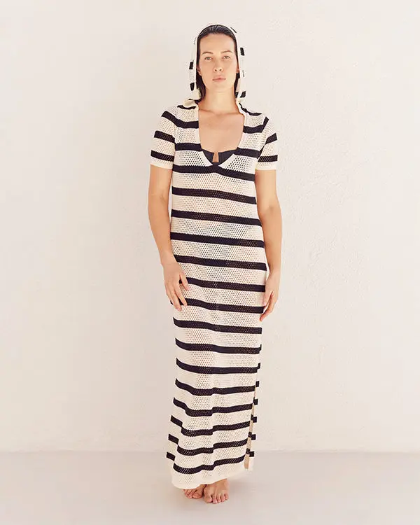 Gappo Hooded Net Dress | Sand Cloud - Image 3