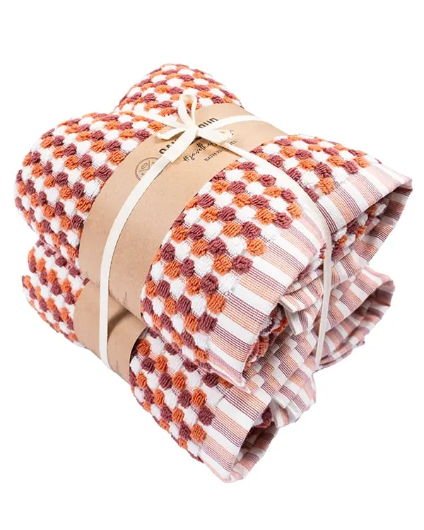 Flower Polka Dot XL Bath Bundle - 2 Pack | Sand Cloud - Image 6