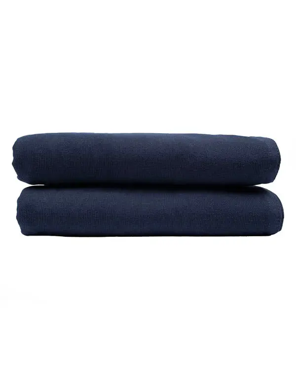 Terra Fringeless XL Bath Bundle - Navy - 2 Pack | Sand Cloud - Image 5