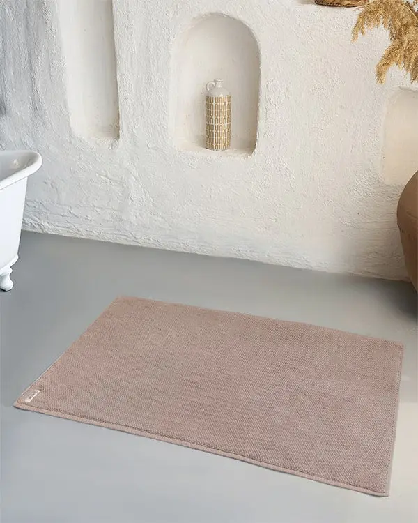 Alternative view of Willow Bath Mat - Warm Taupe | Sand Cloud