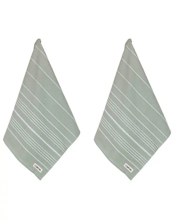 Classic Fringeless Hand Bath Bundle 2 Pack - Sage | Sand Cloud - Image 3