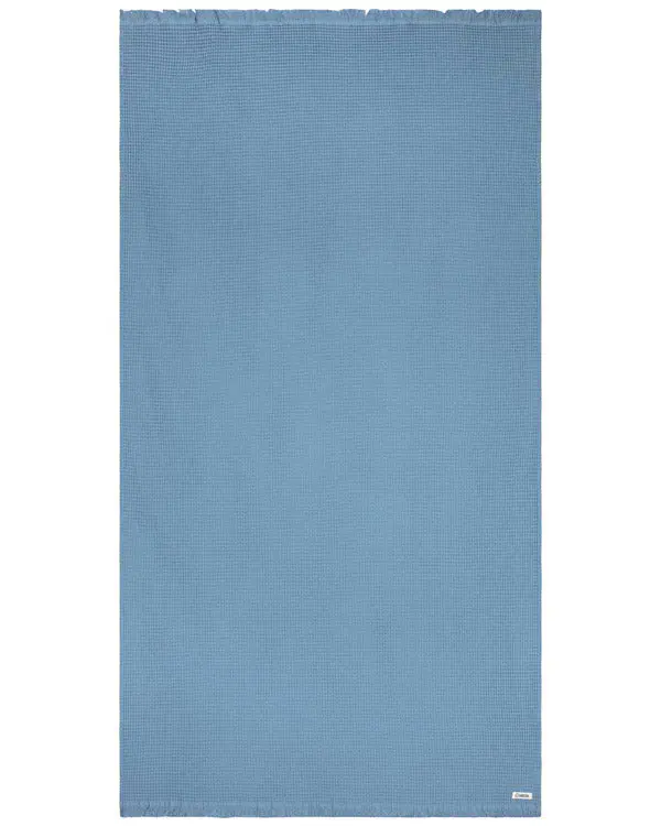 Micro Waffle XL Bath Bundle - 2 Pack -Slate Blue | Sand Cloud - Image 5