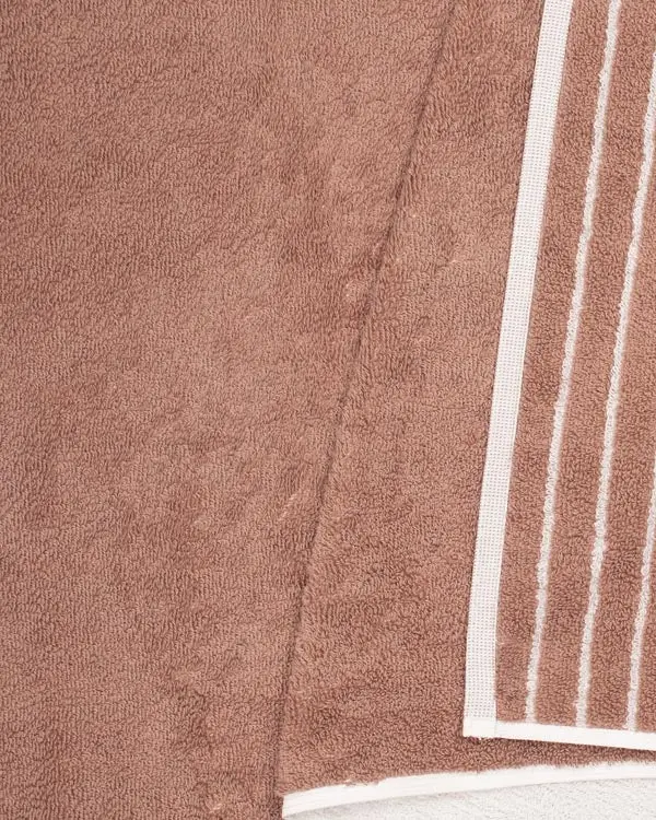 Micro Stripe Bath Bundle - 2 Pack - Warm Taupe | Sand Cloud - Image 5