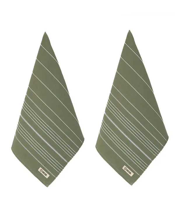 Classic Fringeless Hand Bath Bundle 2 Pack - Hedge Green | Sand Cloud - Image 4