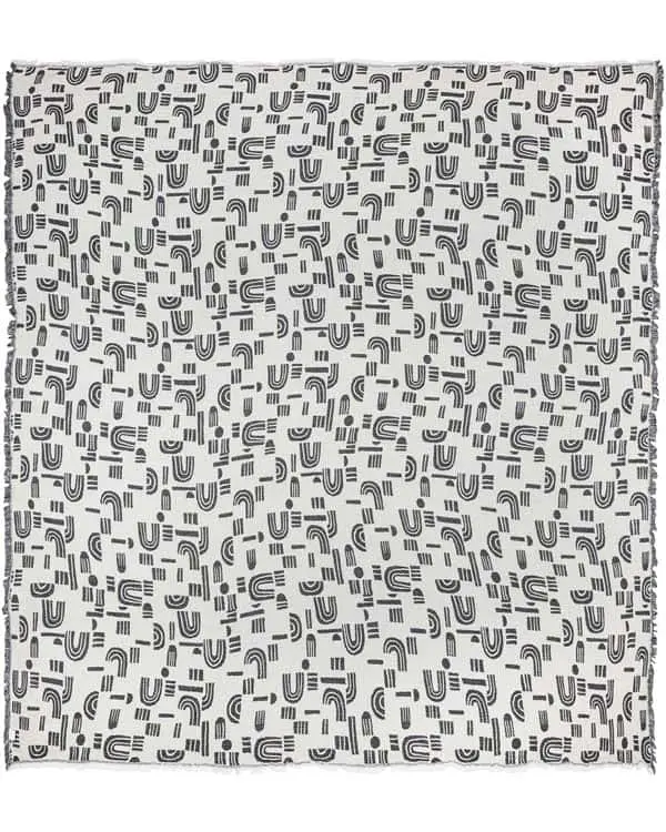 Retro Arches PARTY BLANKET Black | Sand Cloud - Image 3