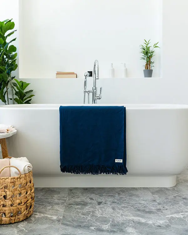Alternative view of Terra XL Bath Bundle 2 Pack - Navy | Sand Cloud