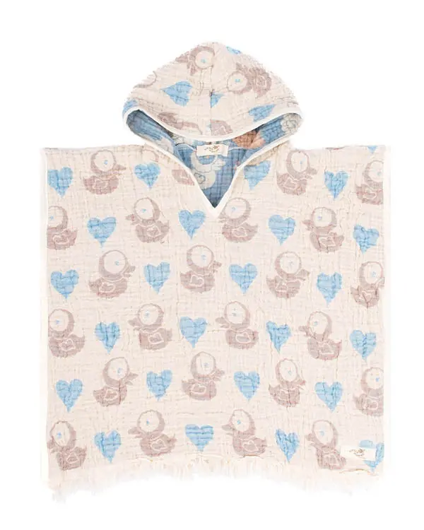 Ducky Gauze Hooded Poncho | Sand Cloud