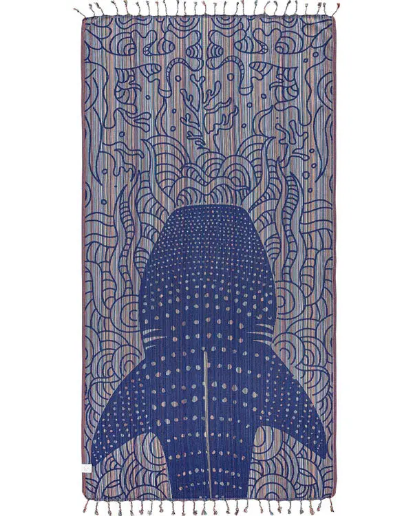 Variegated Whale Shark Navy | Sand Cloud - Image 3