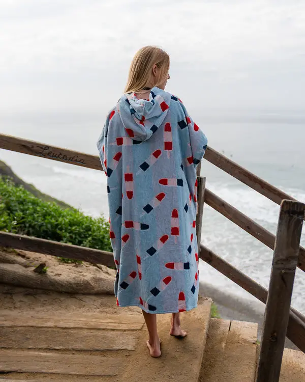 Popsicle Hooded Poncho | Sand Cloud - Image 3