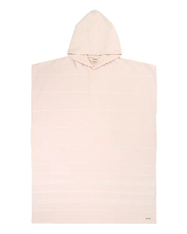 Classic Stripe Hooded Poncho - Calcite Pink | Sand Cloud