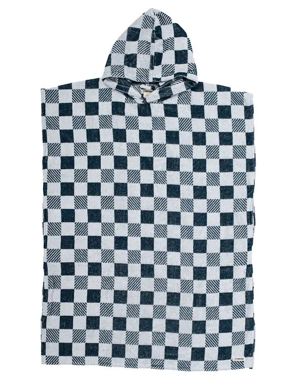 Alternative view of Checker Hooded Poncho | Sand Cloud