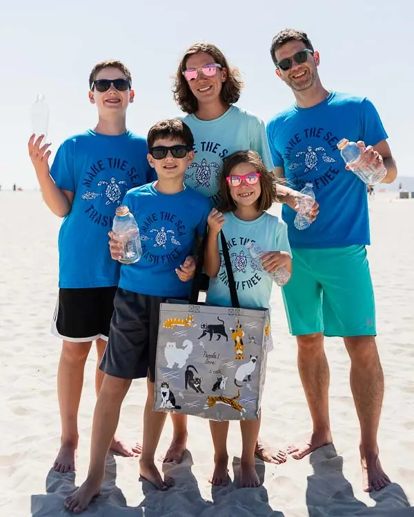 Alternative view of Make The Sea Trash Free Eco Kids Tee | Sand Cloud