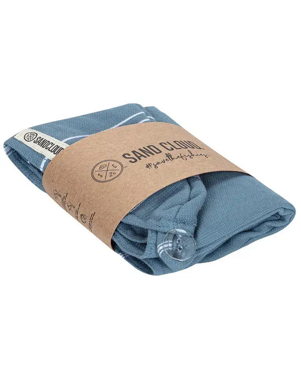 Classic Hair Towel - Slate Blue | Sand Cloud - Image 3