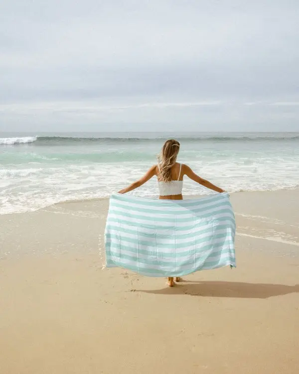 Alternative view of Set Stripe Mint | Sand Cloud