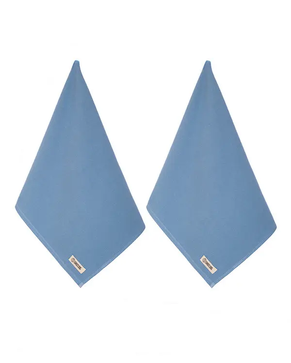 Terra Fringeless Hand Bath Bundle 2 Pack - Slate Blue | Sand Cloud - Image 4