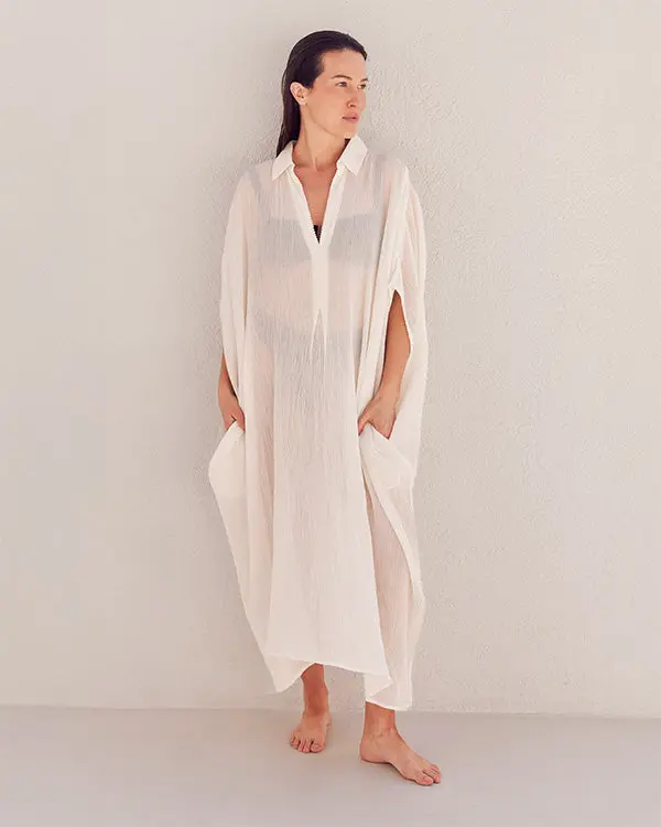 Alternative view of Whitehaven Cover Up Dress | Sand Cloud