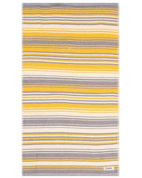 Saffron Stripe Kitchen Towel Bundle - Assorted 3 Pack | Sand Cloud - Image 3