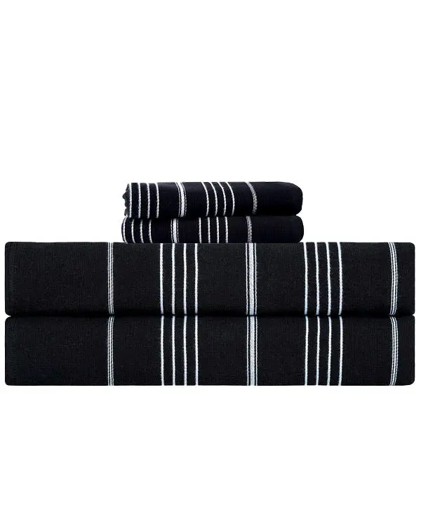 Classic Fringeless XL Bath Bundle - Black | Sand Cloud