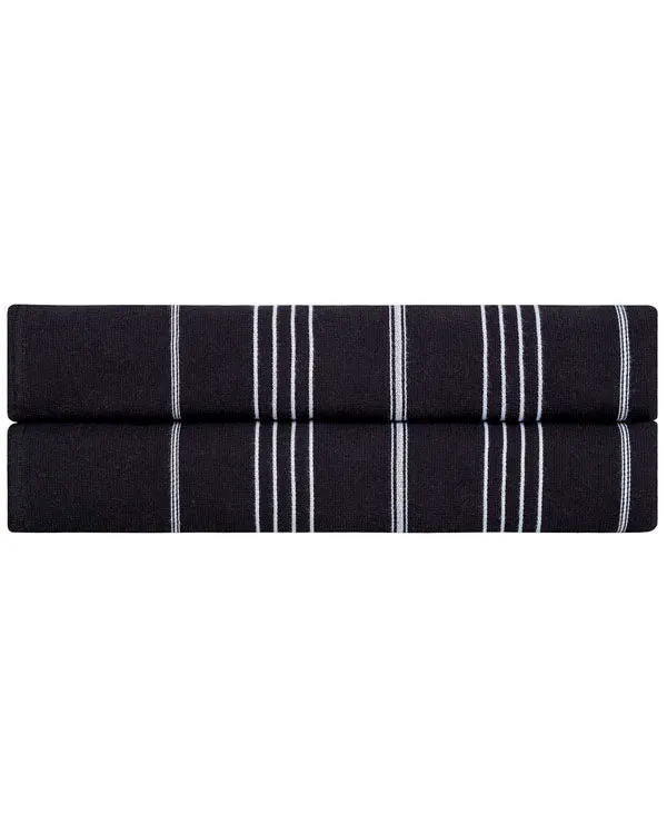 Alternative view of Classic Fringeless XL Bath Bundle - Black - 2 Pack | Sand Cloud