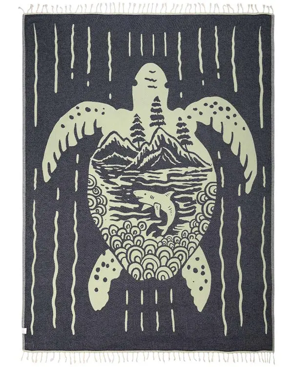Alternative view of Pacific Ridley Blanket | Sand Cloud