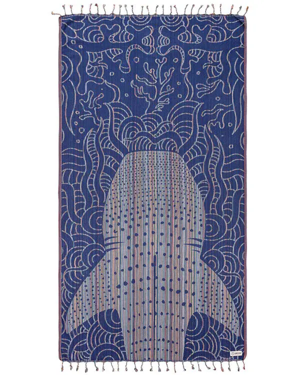 Variegated Whale Shark Navy | Sand Cloud