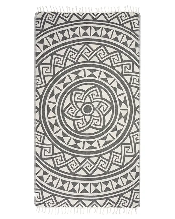 Alternative view of Boho Mandala Beach Towel | Sand Cloud