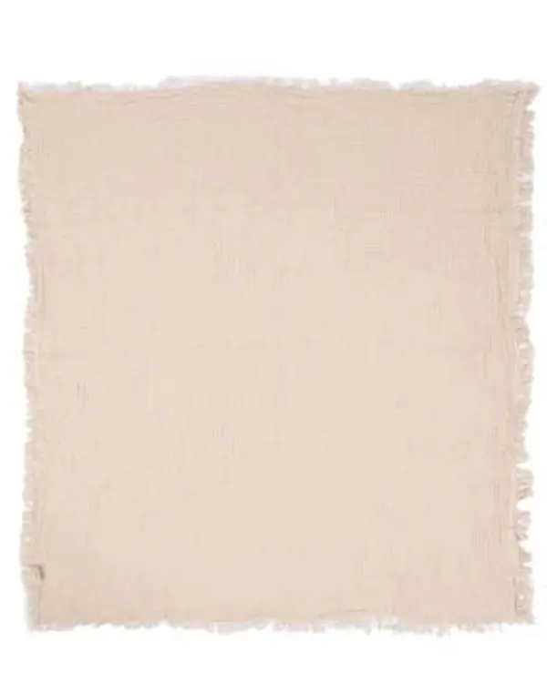 Little Fishies Gauze Receiving Blanket - Natural | Sand Cloud - Image 3