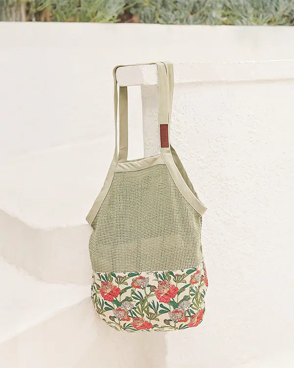 Alternative view of Floral Net Market Bag | Sand Cloud