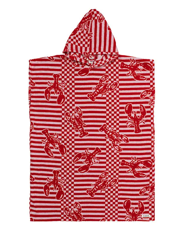 Alternative view of Lobster Hooded Poncho | Sand Cloud