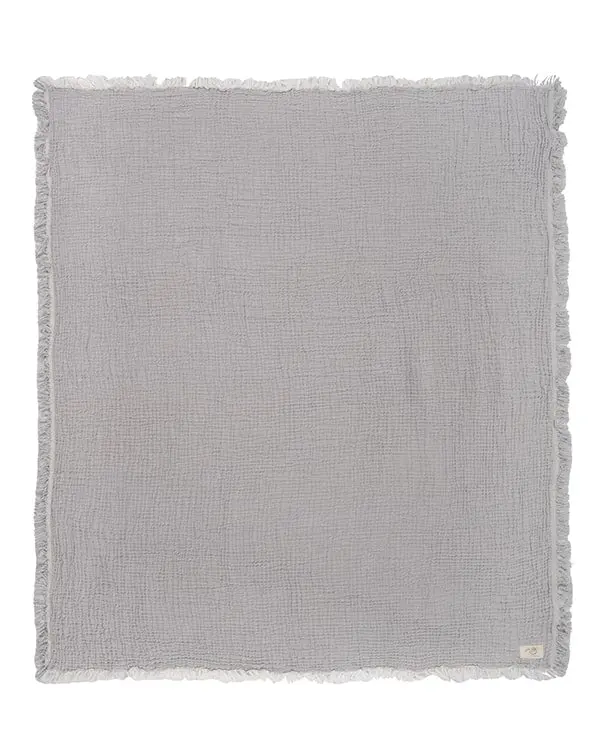 Little Fishies Gauze Receiving Blanket Set - 3 Pack - Sage / Grey / Navy | Sand Cloud - Image 5