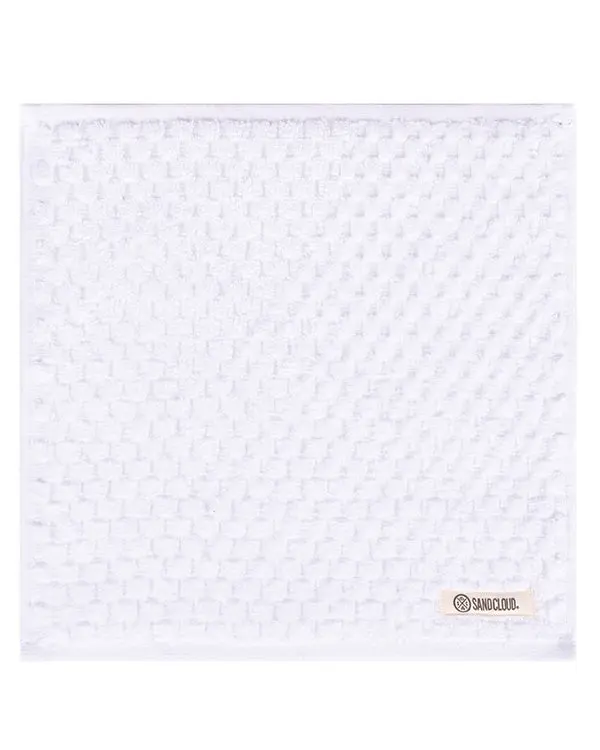 Atom Washcloth Bath Bundle - White - 6 Pack | Sand Cloud - Image 3