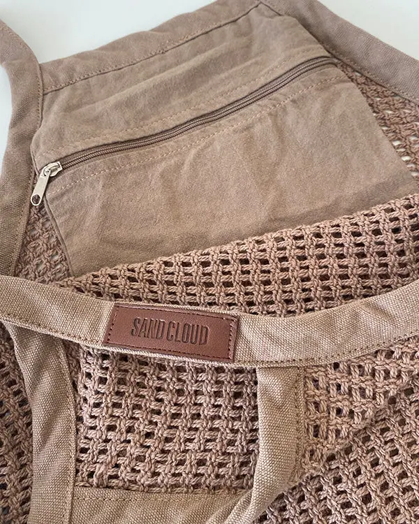 Net Market Bag Taupe | Sand Cloud - Image 3