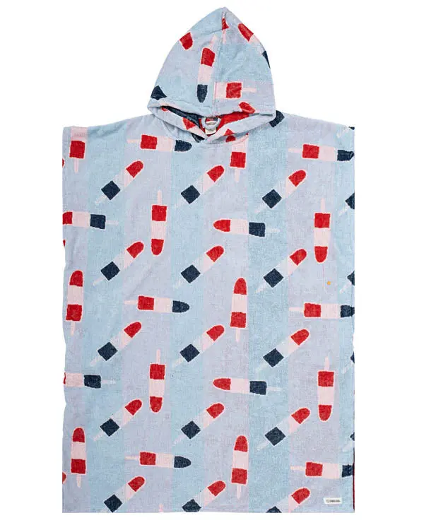 Alternative view of Popsicle Hooded Poncho | Sand Cloud